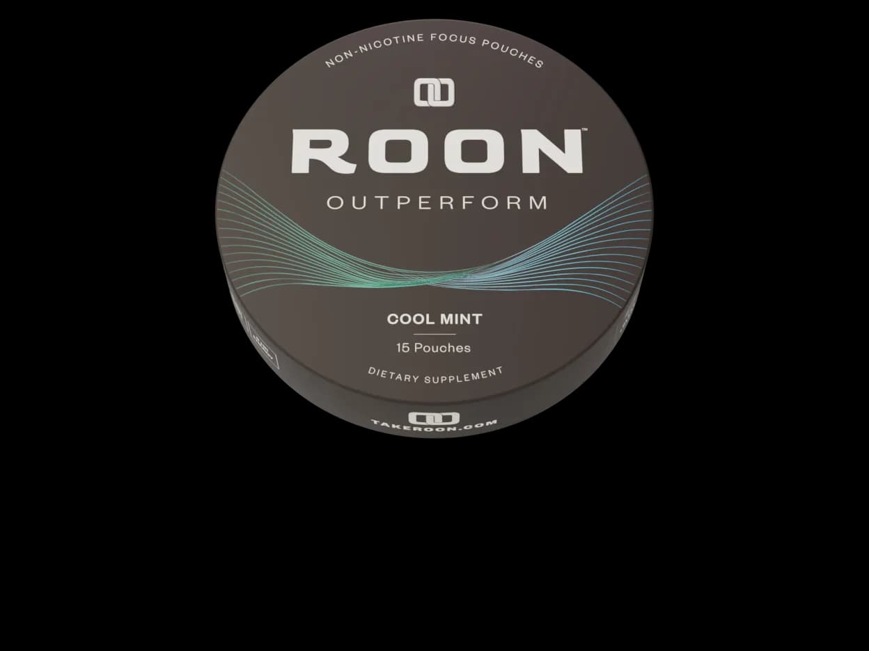 Roon Cool Mint Focus Pouches, rotating tin