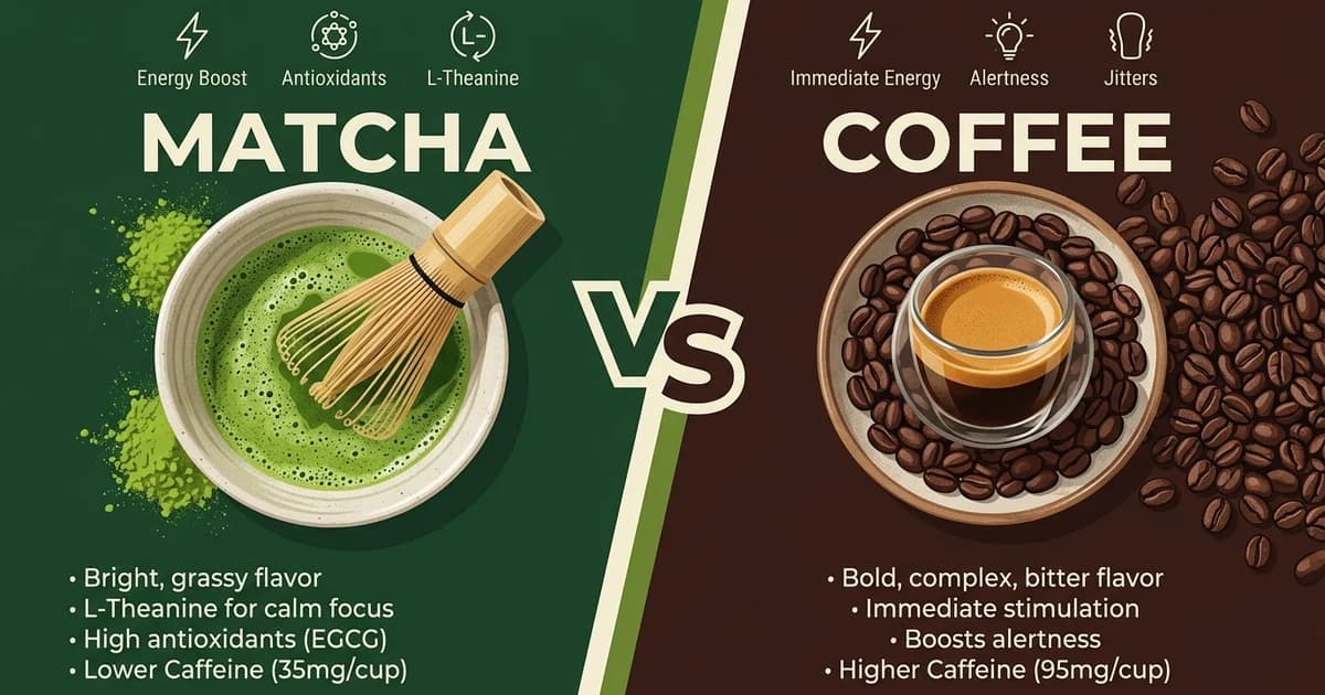 Matcha vs. Coffee: A Head-to-Head Comparison for Focus, Energy, and Health