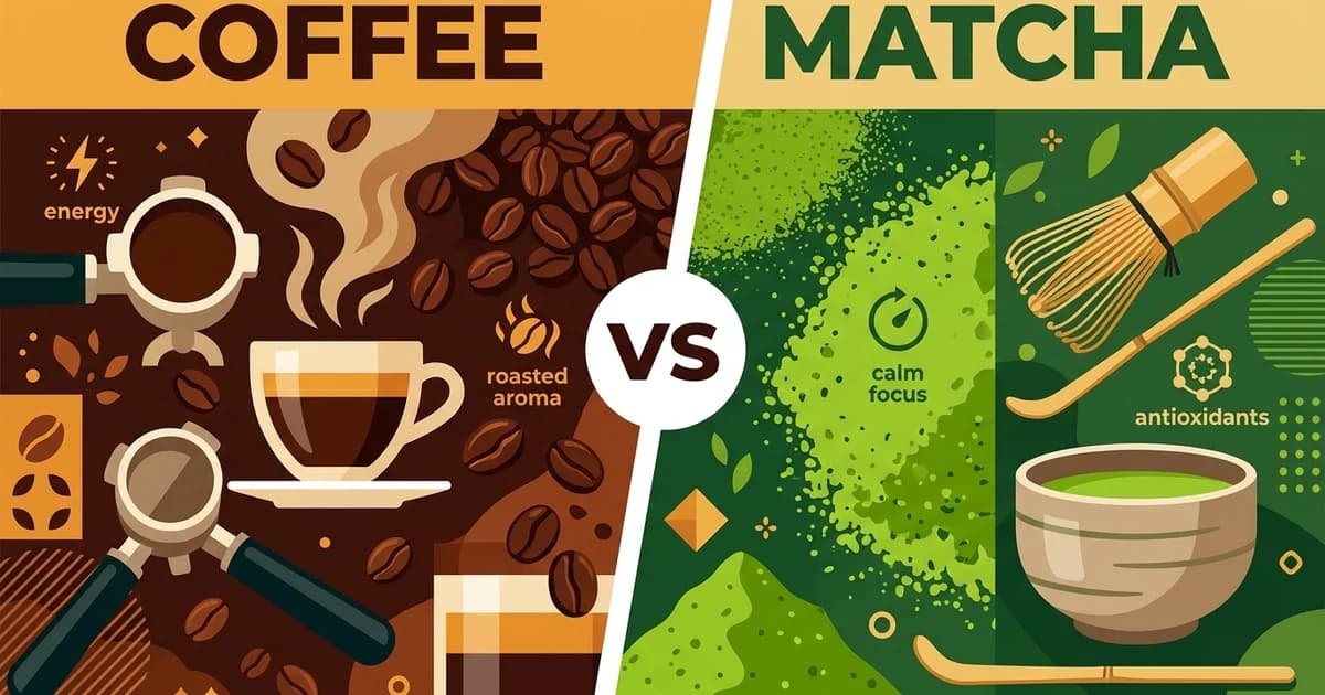 Coffee vs. Matcha: A Head-to-Head Comparison for Focus, Energy, and Health