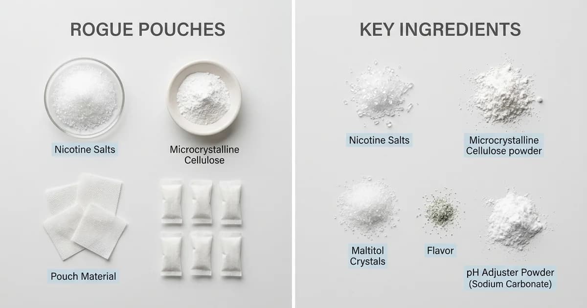 Rogue Nicotine Pouches Ingredients: What's Actually in the Can