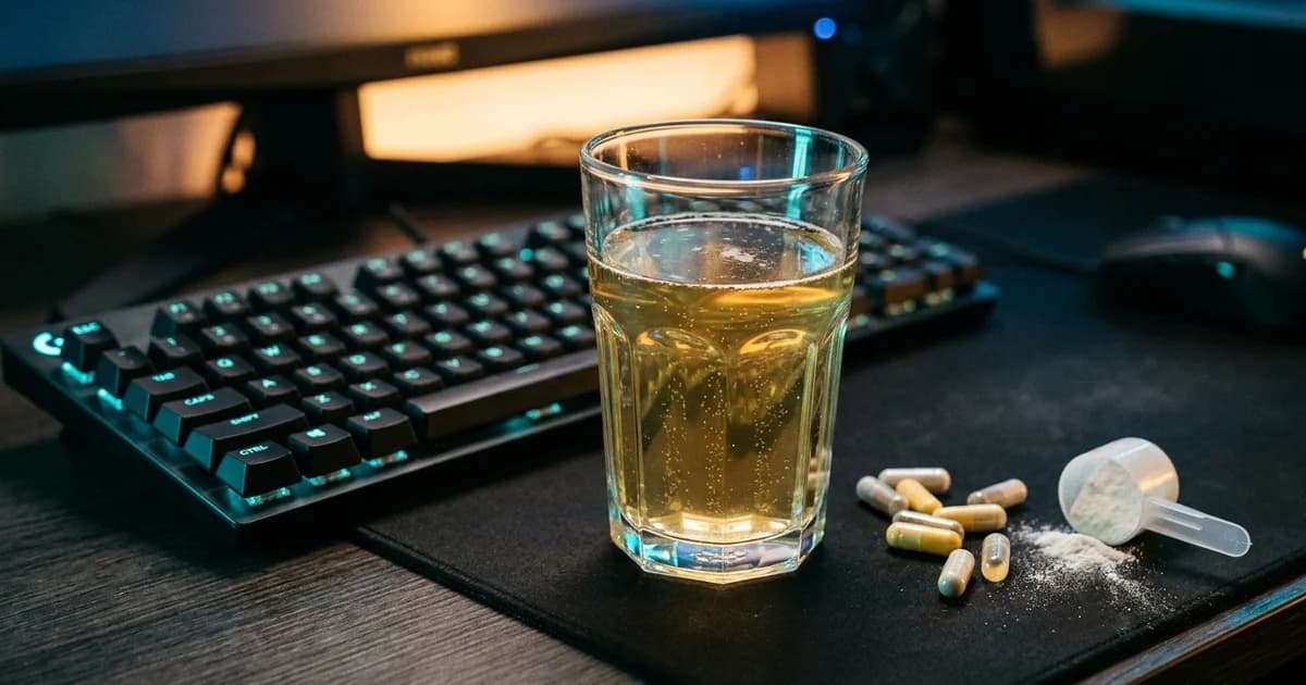 Caffeine + L-Theanine for Gaming: Why the Calm-Focus Stack Beats Straight Caffeine for Aim