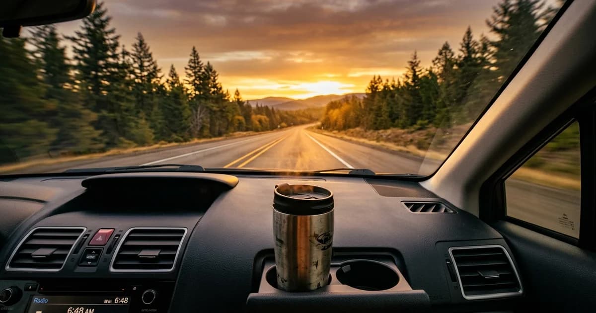 How to Stay Awake and Alert on a Long Drive (Without Slamming Energy Drinks)