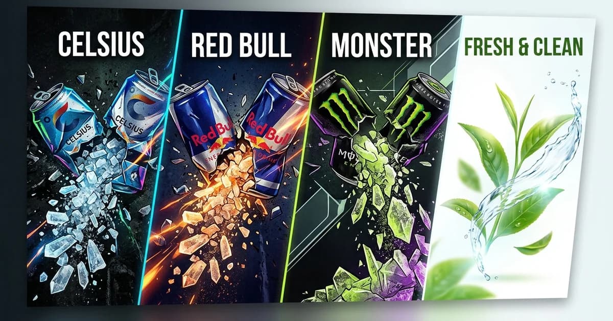 Energy Drink Alternatives Without the Sugar Crash: Cleaner Picks Than Celsius, Red Bull, and Monster