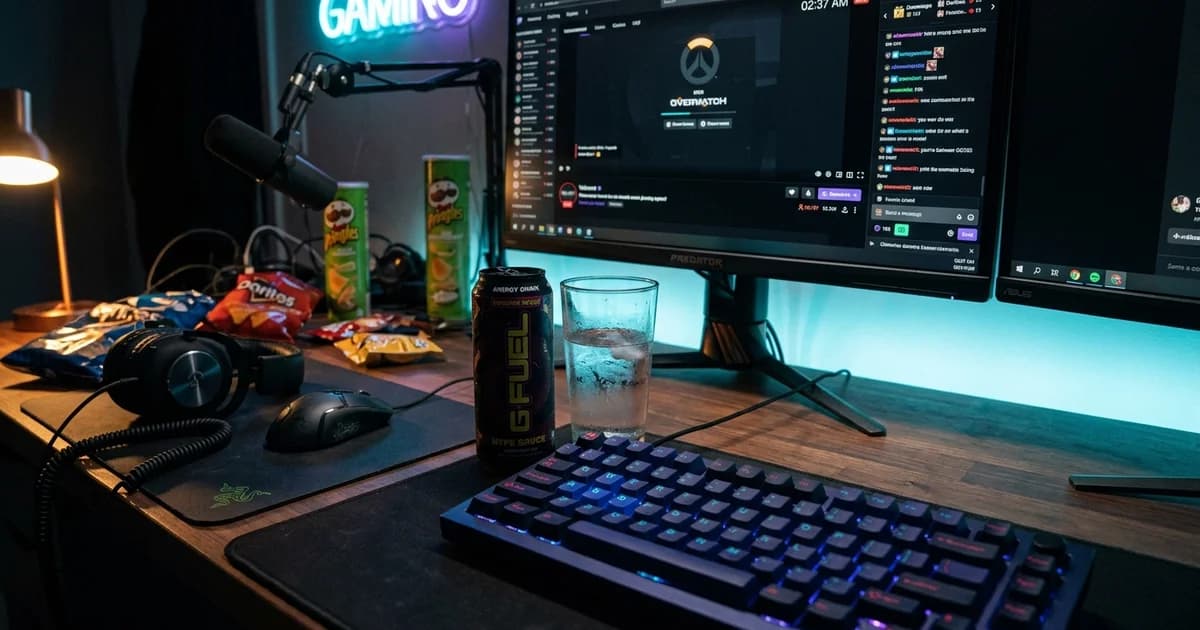 The Streamer's Energy Playbook: How to Stay Sharp Through an 8-Hour Stream