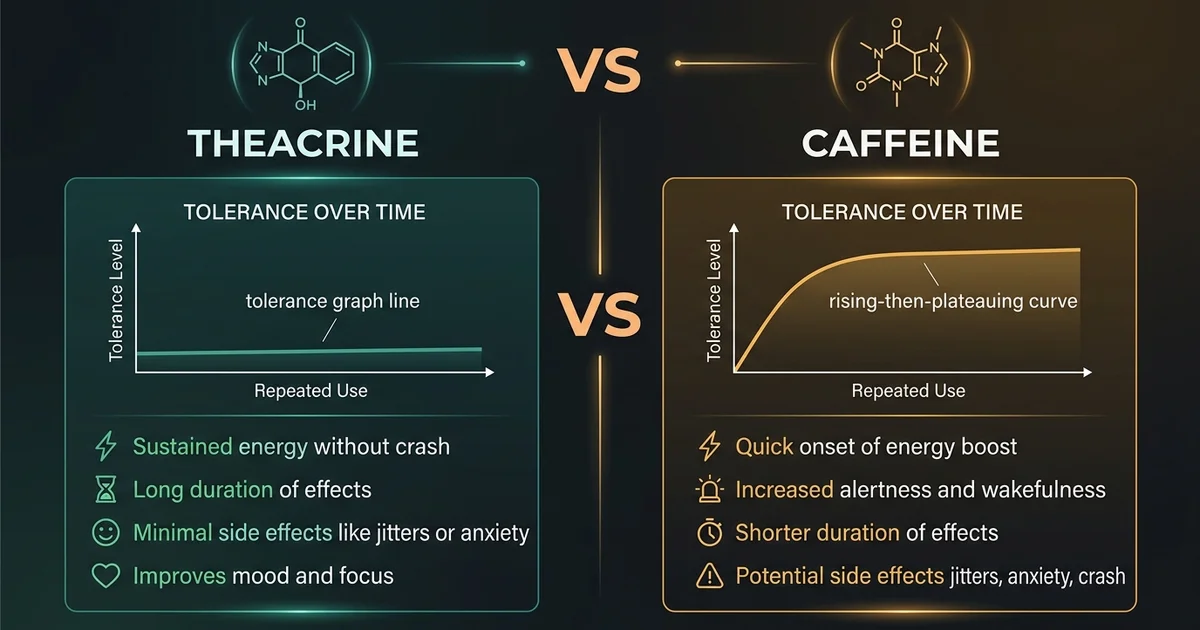 Theacrine vs Caffeine: The Stimulant That Doesn't Build Tolerance (And Why It Matters)