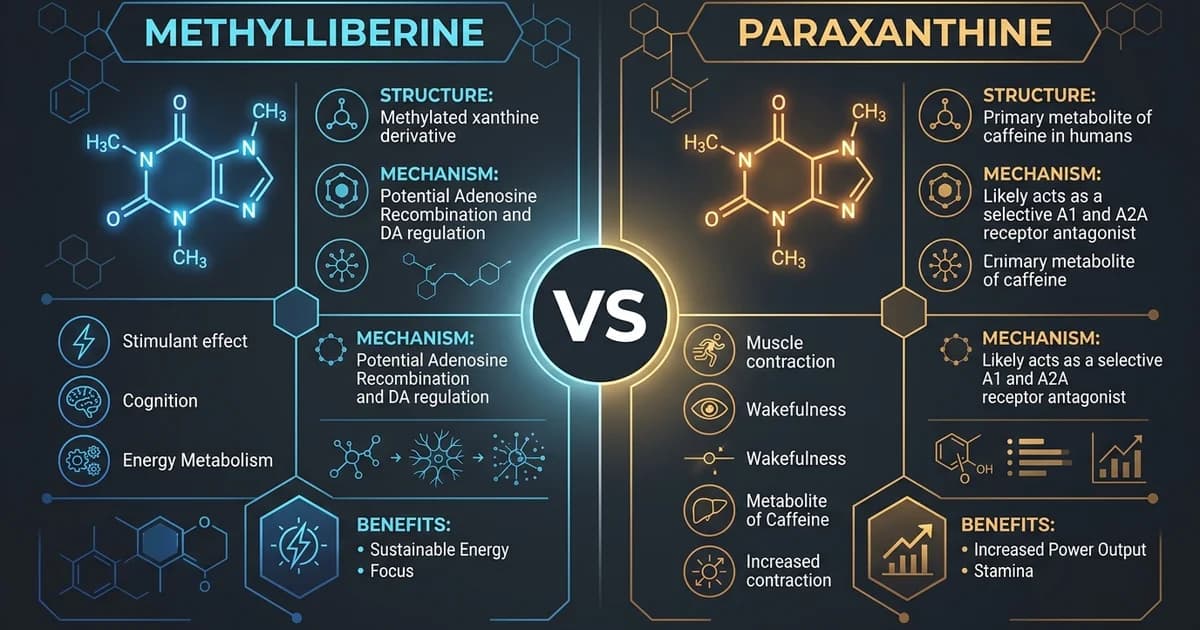 Methylliberine (Dynamine) vs Paraxanthine (Enfinity): Which 'Clean Caffeine' Pouch Wins?