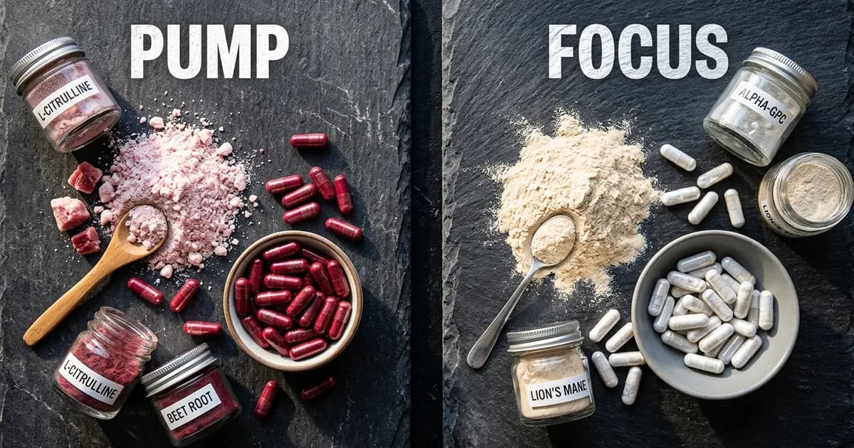Pump vs. Focus: What Your Pre-Workout Is Actually Doing (and Which You Need)