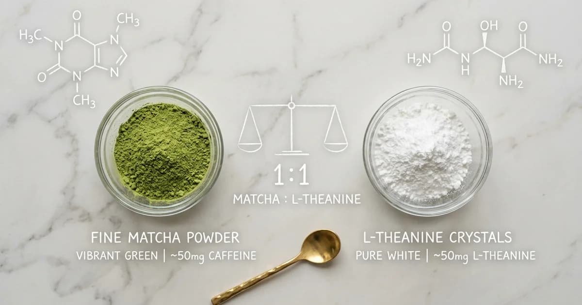 From Matcha's 1:2 to Roon's 4:3: What the Science Says About Every Caffeine-to-Theanine Ratio
