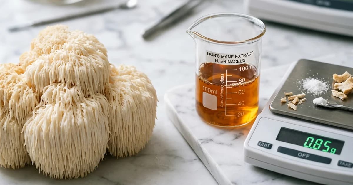 How Much Lion's Mane Should You Take? The Dosing and Extract-Quality Science