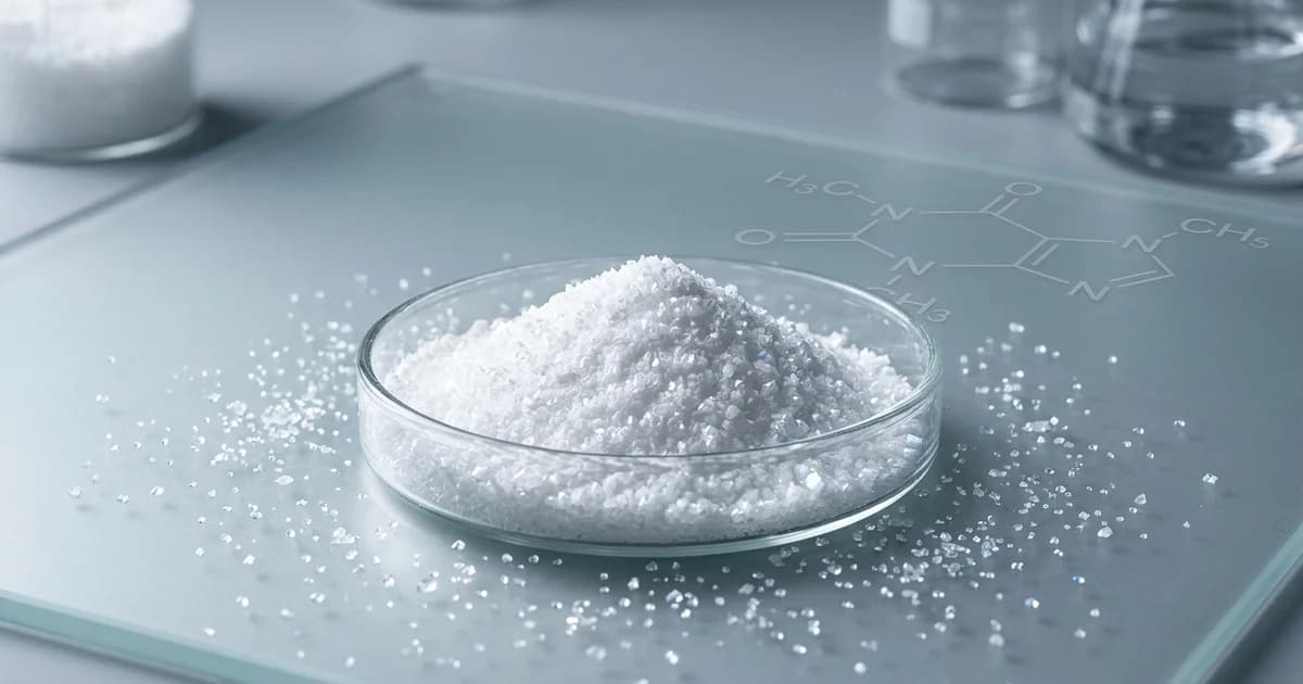 Caffeine Anhydrous: What "Dried" Caffeine Actually Is (and Why It's the Default)