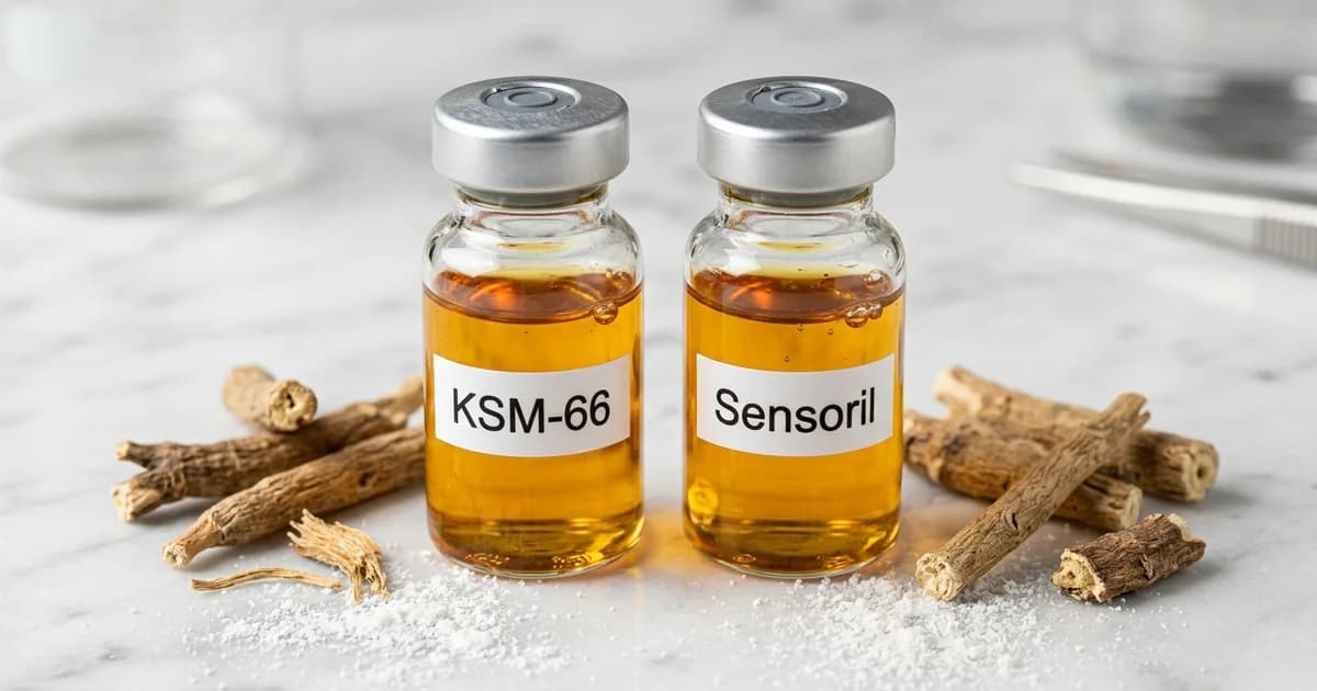 Ashwagandha (KSM-66 vs Sensoril): The Complete Science on Doses, Forms, and What It Actually Does