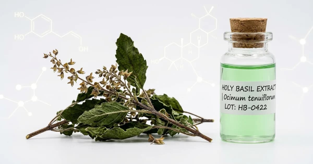 Holy Basil (Tulsi): The Cortisol-Lowering Adaptogen With Real RCT Data