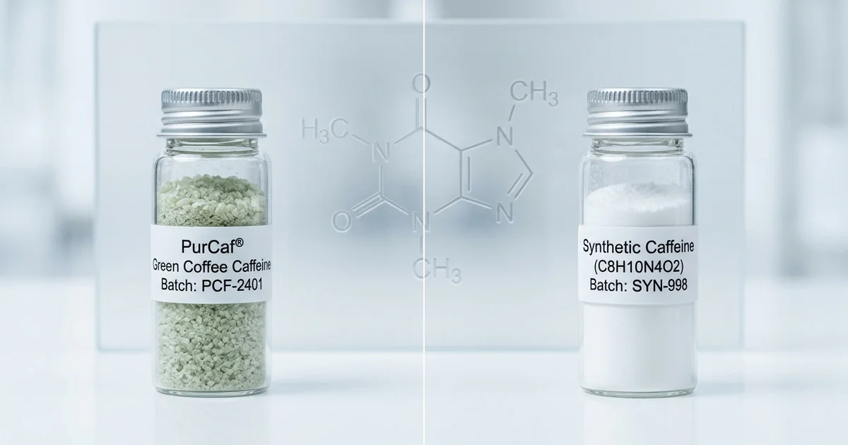 Organic vs Synthetic Caffeine (PurCaf, Green Coffee): Does "Natural" Caffeine Work Differently?