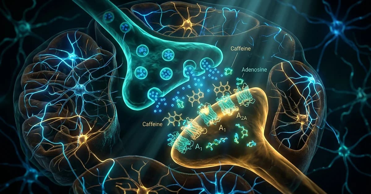 How Caffeine Actually Works in Your Brain: The Adenosine Receptor Story