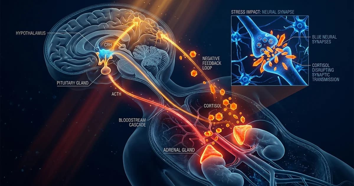 The HPA Axis Explained: How Stress Hormones Steal Your Focus