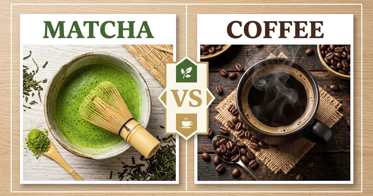 Matcha vs. Coffee Caffeine Levels: A Head-to-Head Comparison