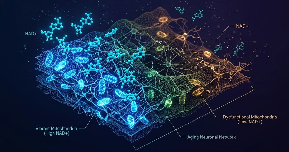 NAD+ and the Aging Brain: Why Cellular Energy Declines With Age