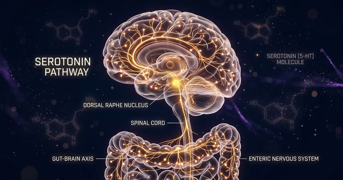 Serotonin, Explained: The Brain Chemical That Governs Mood, Patience, and the Gut