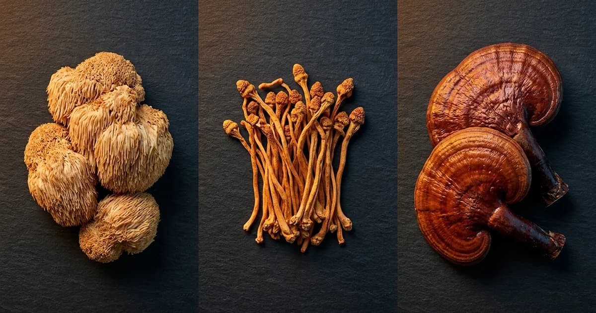Lion's Mane vs Cordyceps vs Reishi: Matching the Mushroom to Your Cognitive Goal