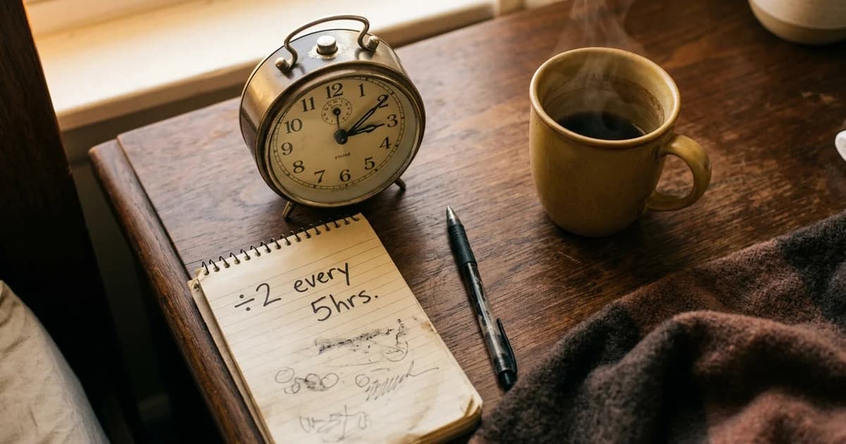 How Late Is Too Late for Caffeine? The Half-Life Math That Protects Your Sleep
