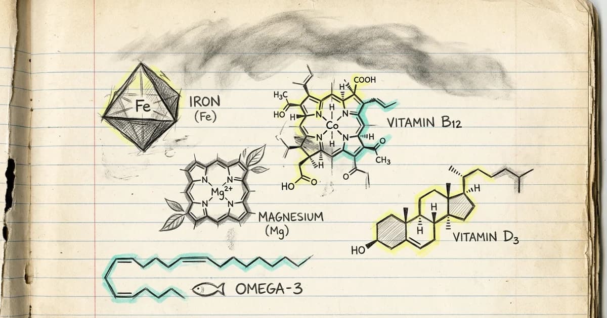 Nutrient Deficiencies That Cause Brain Fog: The Big Five