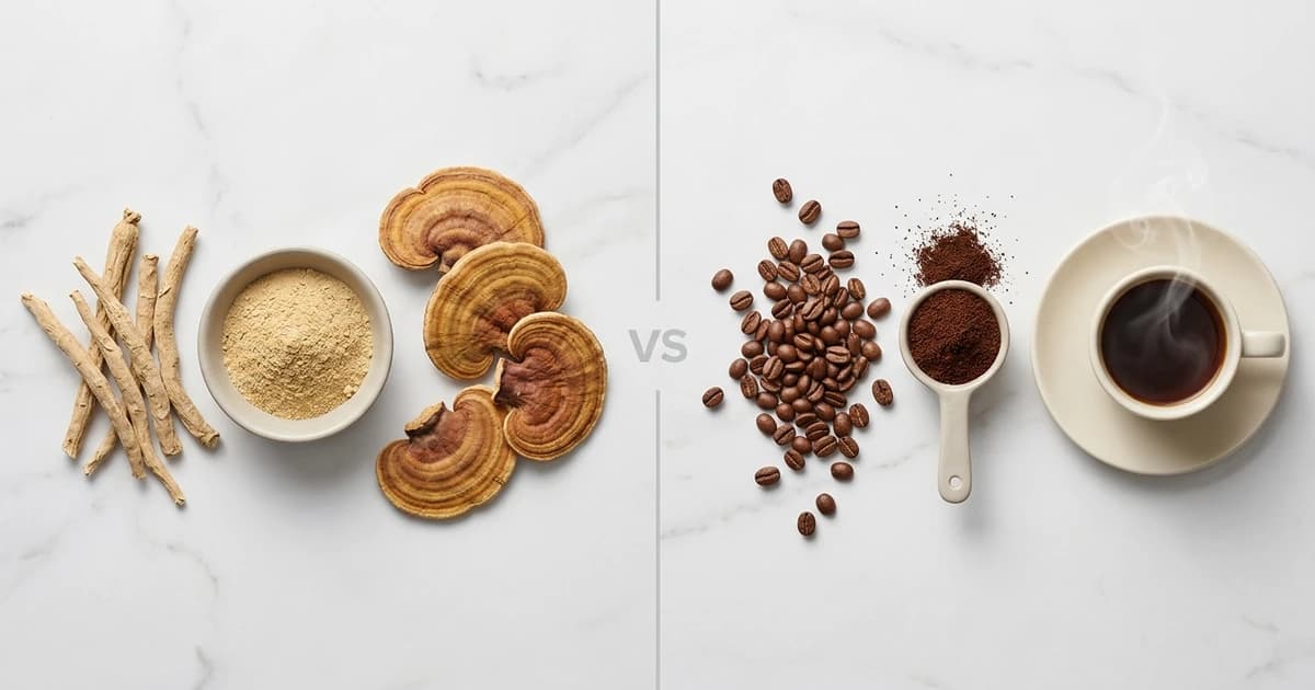 Adaptogens vs Caffeine: Stress-Buffering vs Stimulation