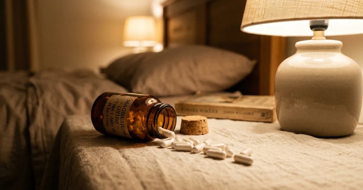Magnesium Oxide for Sleep: What Actually Works (And What Doesn't)