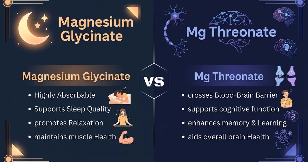 Magnesium Glycinate vs. Threonate for Sleep: A Head-to-Head Comparison
