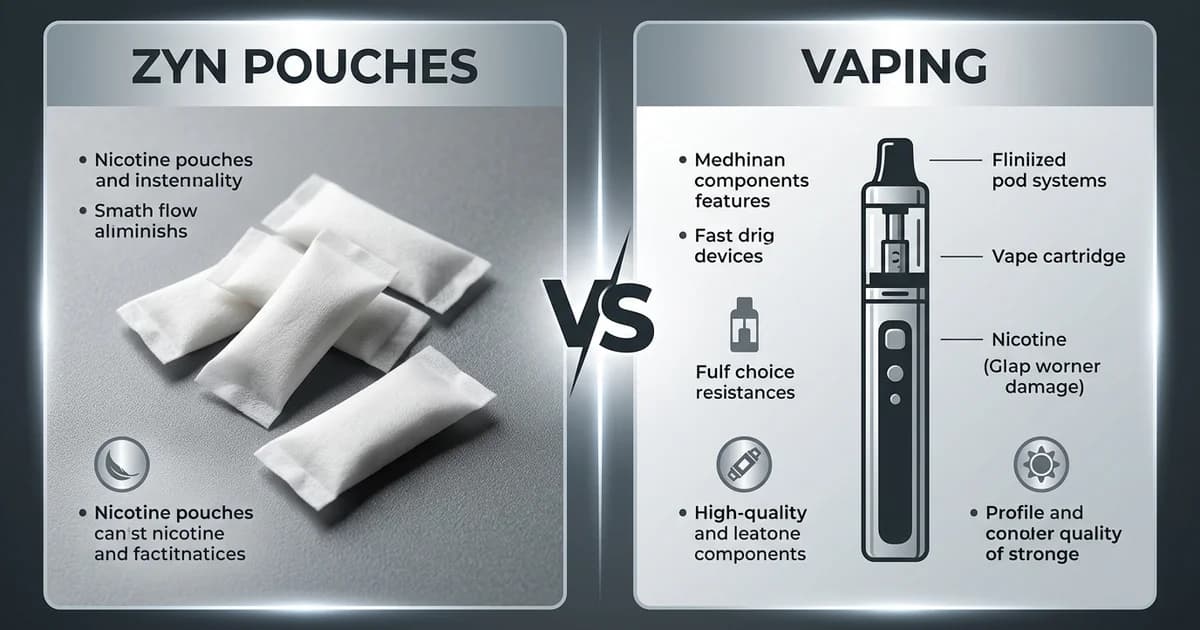 Zyn Pouches vs. Vaping: A Head-to-Head Comparison