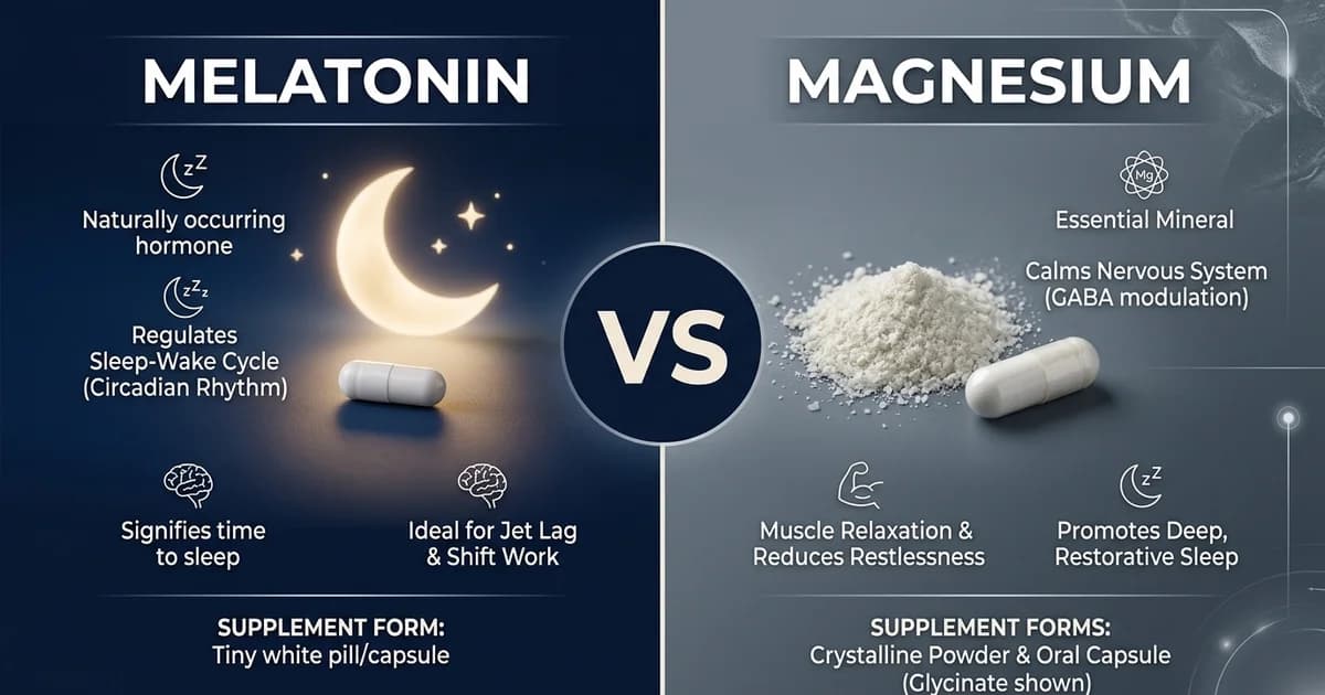 Melatonin vs. Magnesium for Sleep: A Head-to-Head Comparison