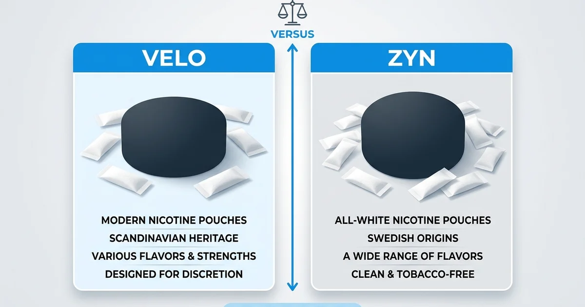 Velo Pouches vs. Zyn: A Head-to-Head Comparison