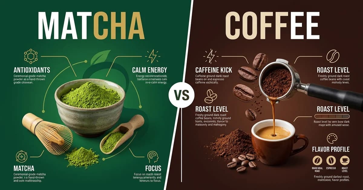 Matcha vs. Coffee Benefits: A Head-to-Head Comparison