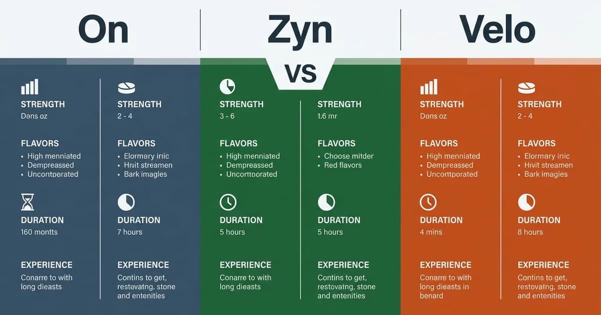 On vs. Zyn vs. Velo: A Head-to-Head Comparison