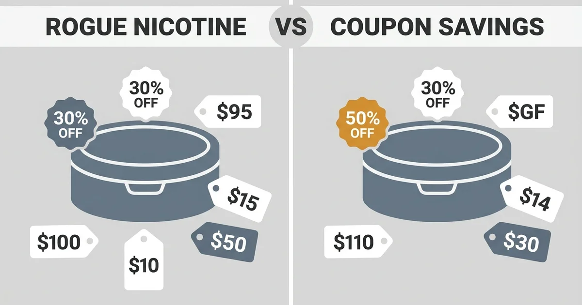 Rogue Nicotine Coupon Code: What You Actually Need to Know Before You Buy