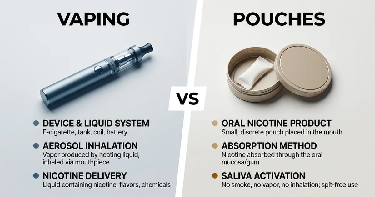 Vaping vs. Pouches: A Head-to-Head Comparison