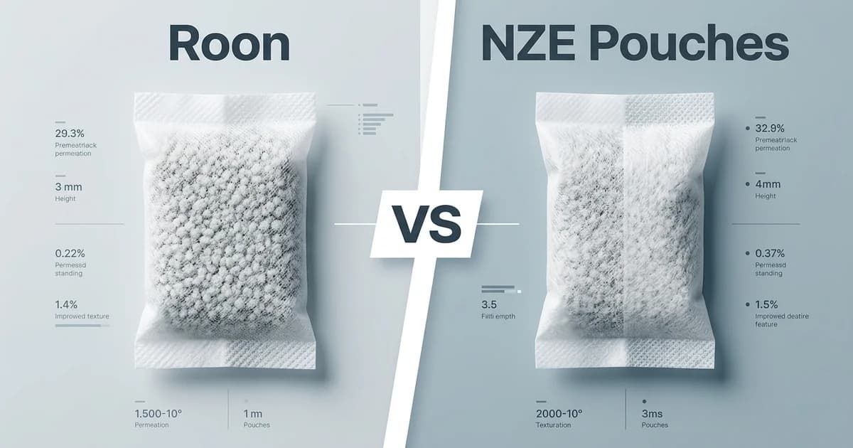 Roon vs NZE Pouches: Which Nicotine-Free Pouch Actually Delivers?