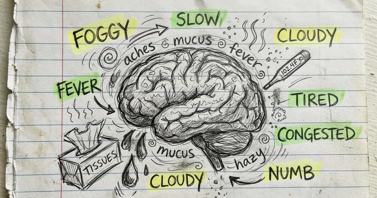 Brain Fog Flu: Why the Flu, Colds, and Illness Wreck Your Thinking