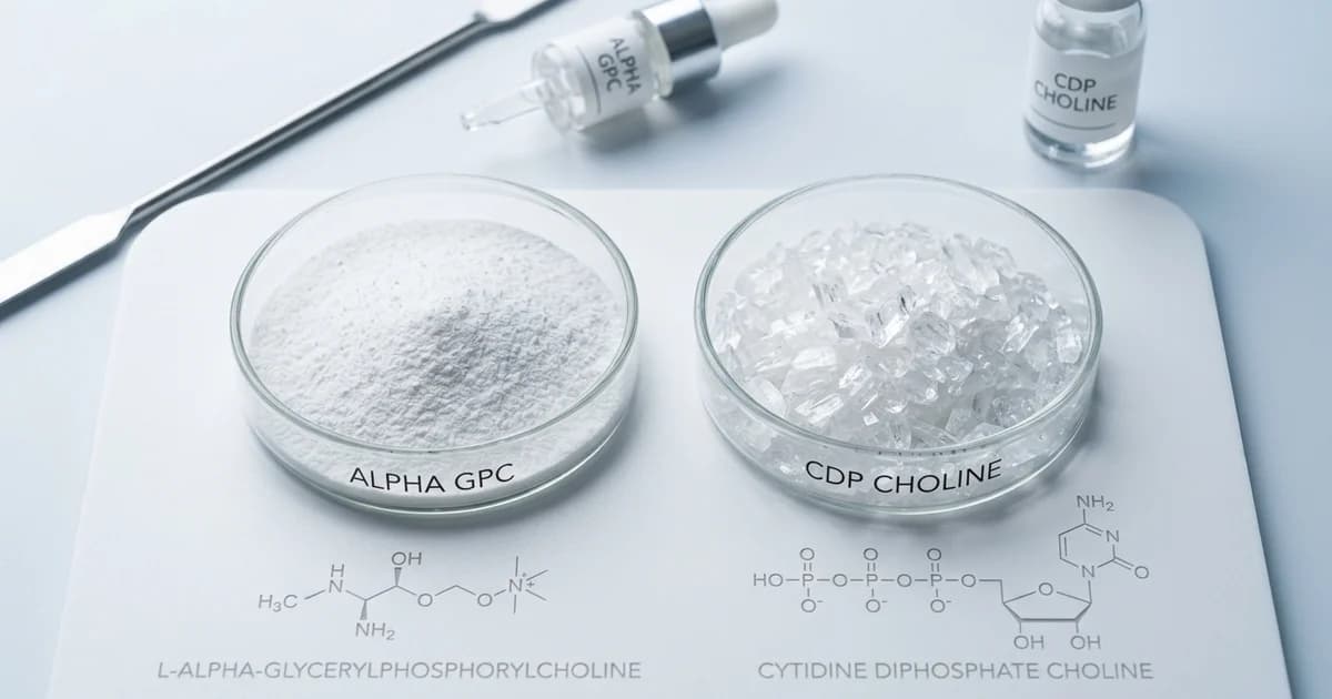 Alpha GPC vs CDP Choline: Which Choline Source Actually Works Better?