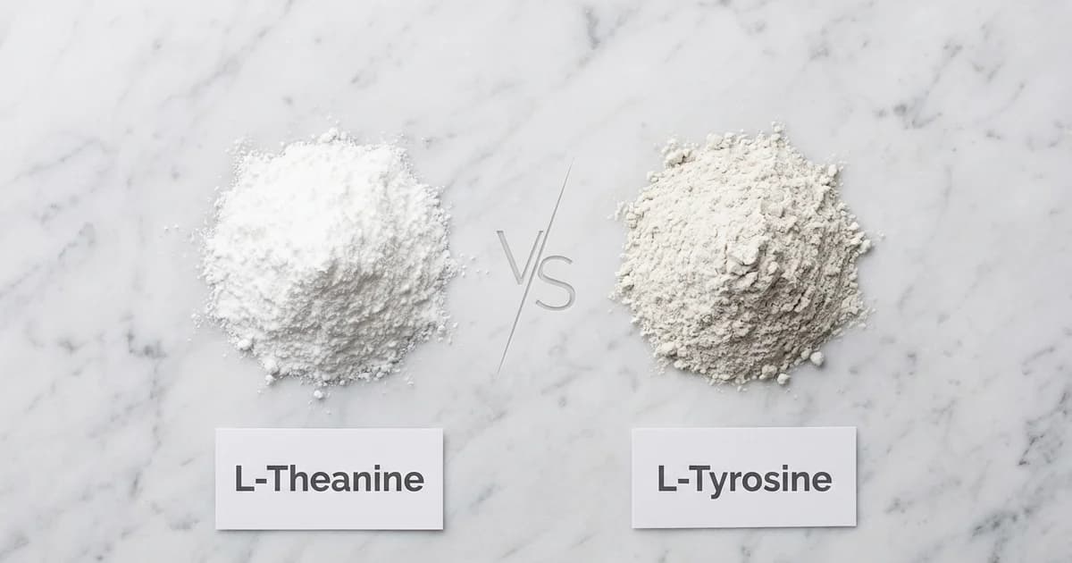 L-Theanine vs L-Tyrosine: Which One Actually Improves Your Focus?
