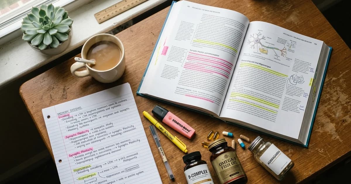 Best Study Supplements for Students (That Actually Work)