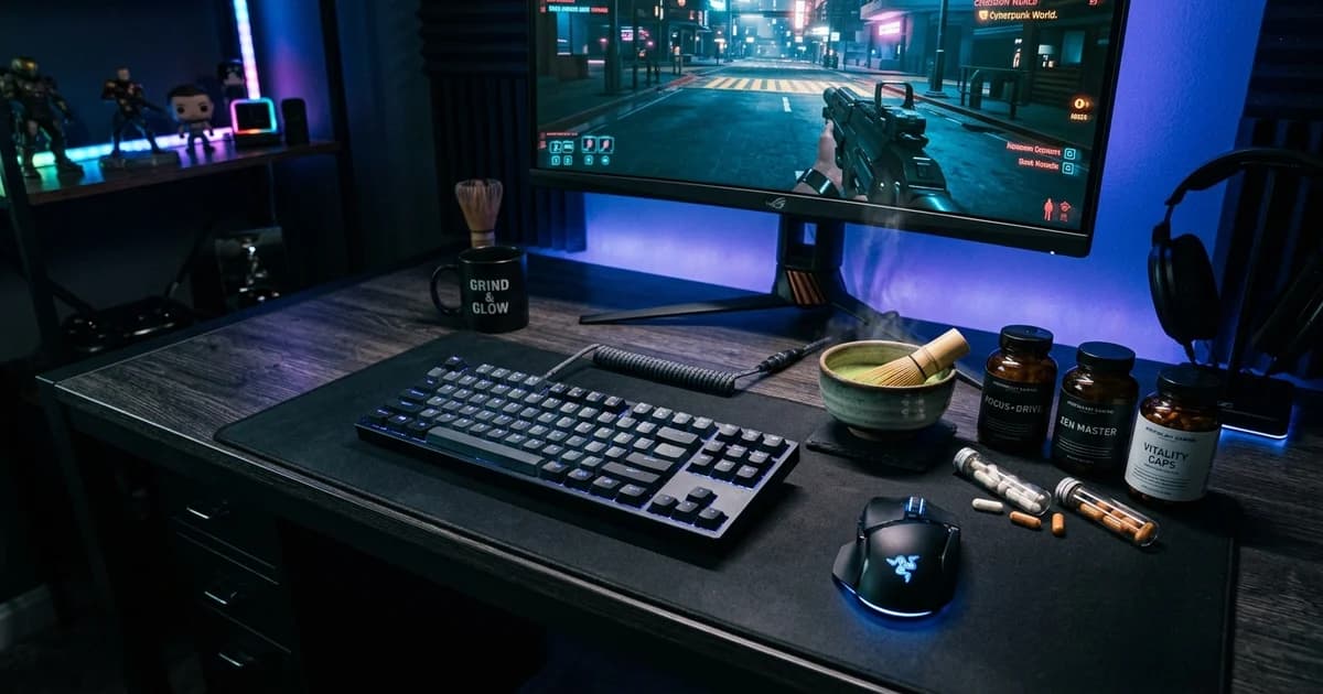 Gaming Supplements That Actually Work: What Improves Reaction Time and Focus