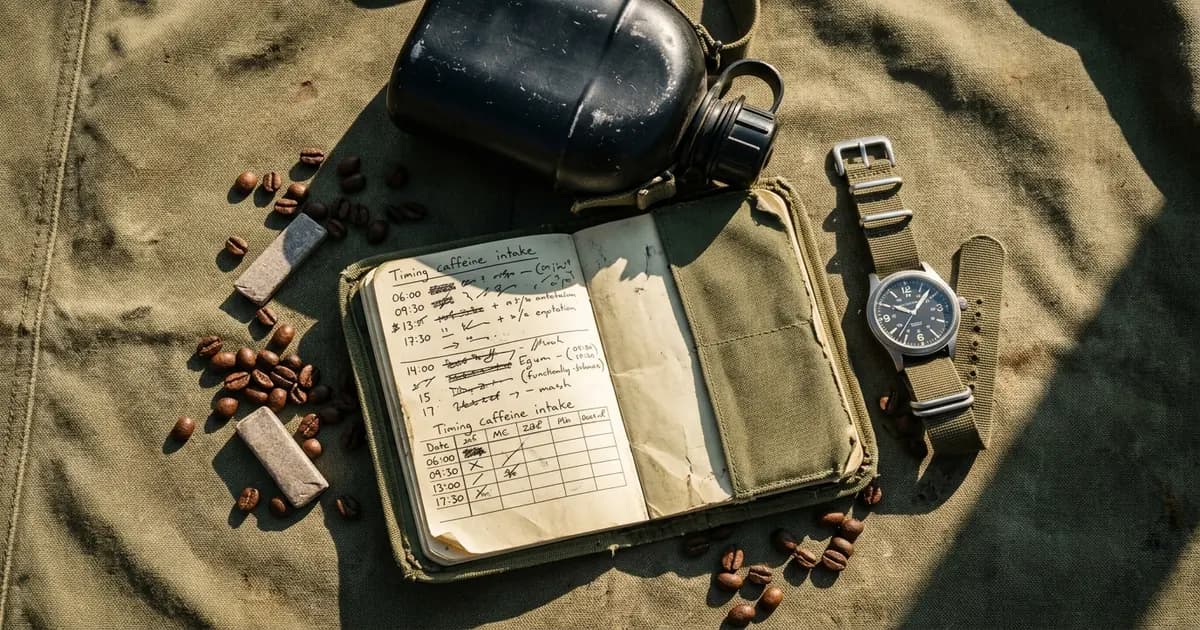 Army Caffeine Schedule: 2B-Alert, Stay Alert Gum, and the 200 mg Rule