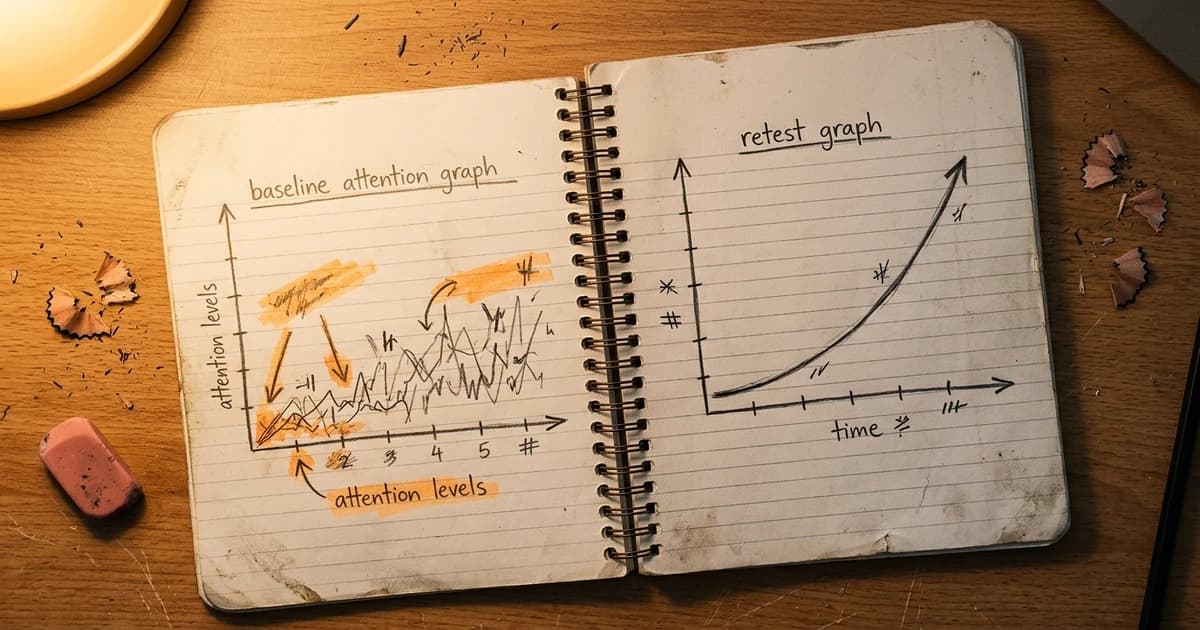 How to Rebuild Attention Span: A 14-Day Rehab Protocol With a Baseline and a Retest
