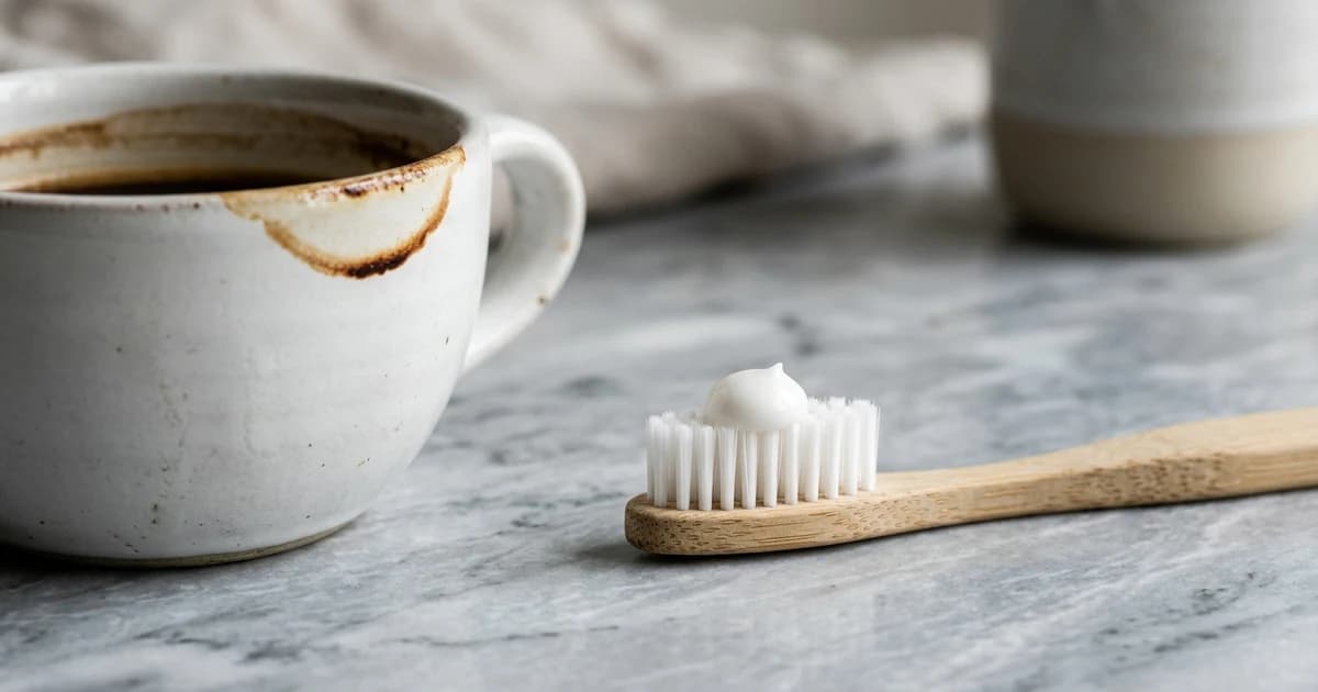Brush Your Teeth Before or After Coffee? The Enamel Answer