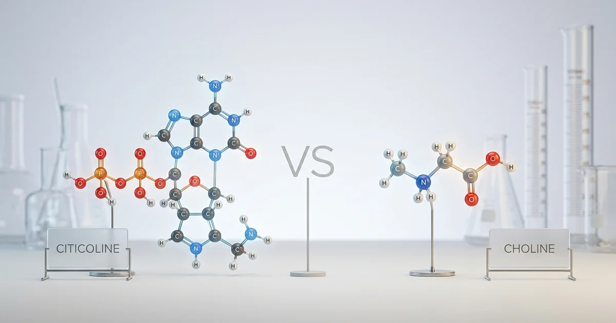 Citicoline vs Choline: Which Choline Source Actually Reaches Your Brain