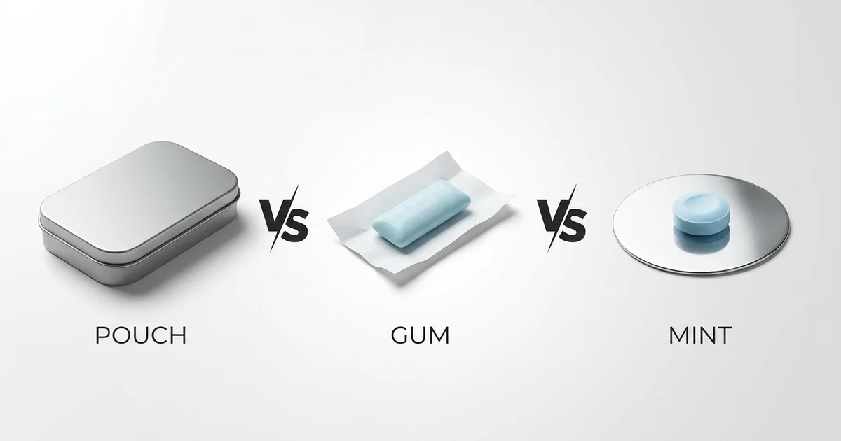 Focus Pouch vs Caffeine Gum vs Energy Mint: Which Oral Format Hits Fastest?