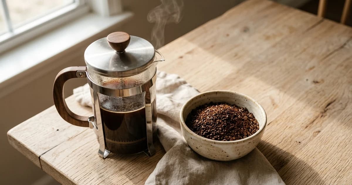 French Press Ratio: Coffee to Water by Press Size