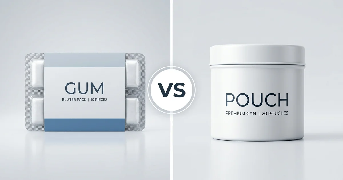 Nicotine Gum vs Zyn: Quit Aid vs Habit (What the FDA Approval Actually Means)