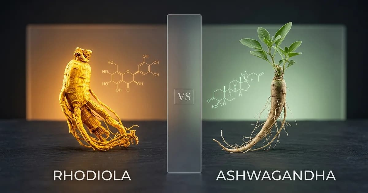 Rhodiola vs Ashwagandha for Energy and Focus: Which Adaptogen, and When
