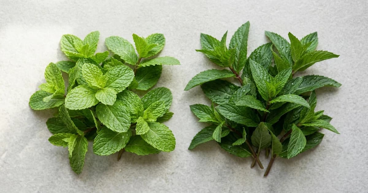 Spearmint vs Peppermint: Why One Feels Cold and the Other Tastes Sweet